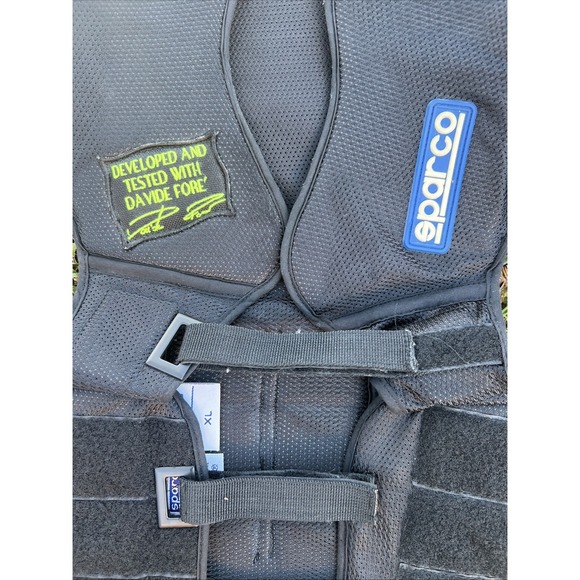 Sparco Kart Racing Karting Rib Protector Suit Vest Davide Fore Adult Sz XL EUC! - Picture 6 of 9